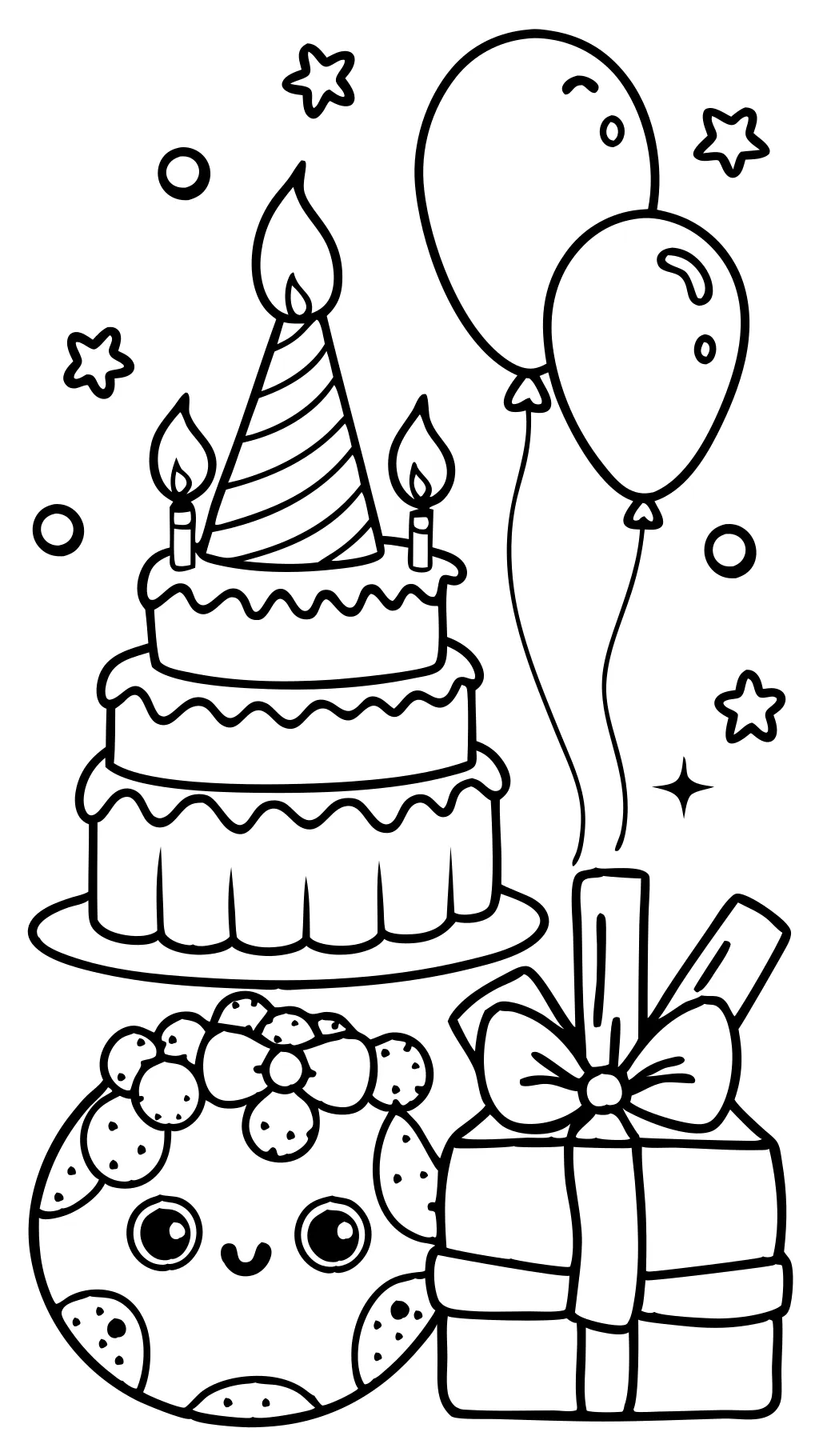 happy birthday pictures coloring pages